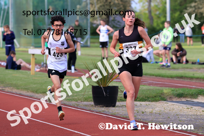 3000 metres, 2026 NEGP 2, Monkton Stadium, Wednesday, May 27th. Photo: David T. Hewitson/Sports for All Pics